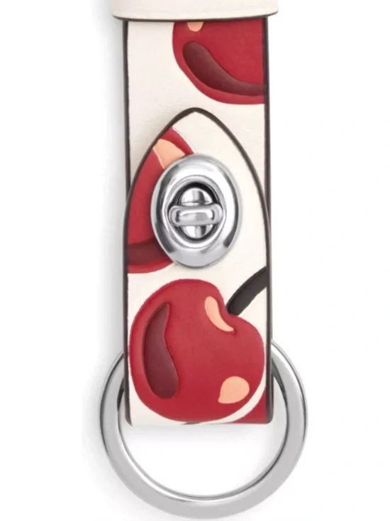 NWT Coach Trigger Snap Bag Charm
CHERRY Cherries Print Keychain Key
Ring CZ088 - Picture 3 of 3